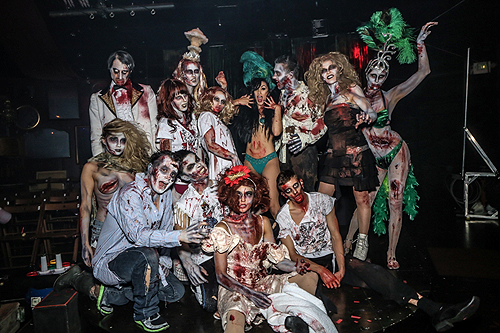 ABSINTHE two year anniversary 1000th performance zombie event 3