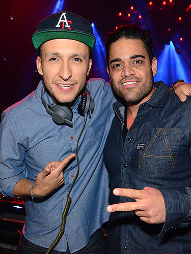 DJ Vice and Mike Shouhed at TAO