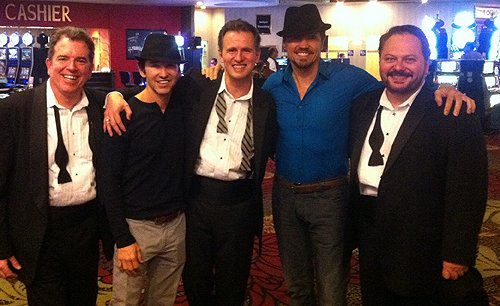 Brent Barrett Bernie Blanks Visiting with THE PHAT PACK