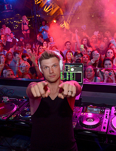 Nick Carter DJing