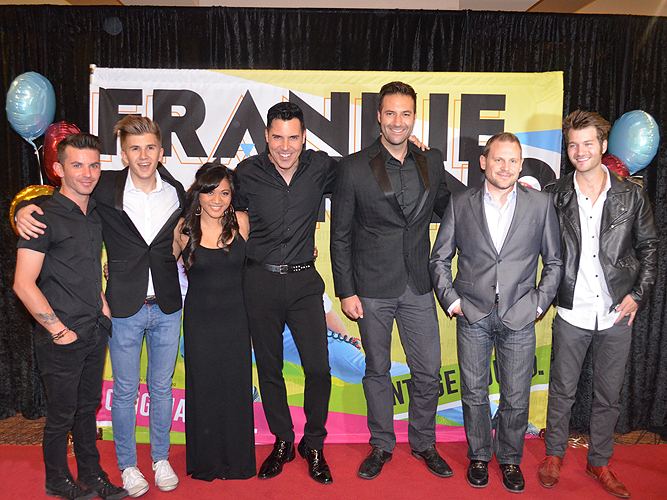 Frankie Moreno with Band Members 500th Performance Stratosphere 52803