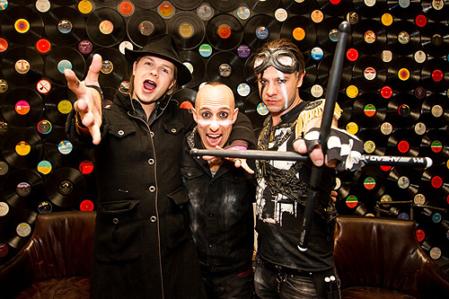 6.15.13 Street Drum Corps backstage at Vinyl in Hard Rock Hotel and Casino credit Karen Mandall