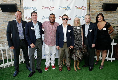 Chicken Soup for the Soul execs Sergeant Malarsie Xxon Amy Newmark at book launch Las Vegas 7.23.14