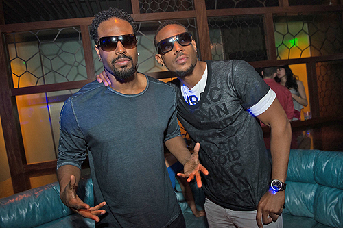 Hakkasan LV - Damon and Marlon Wayans - Ling Ling Club - July 26 2013 hires 