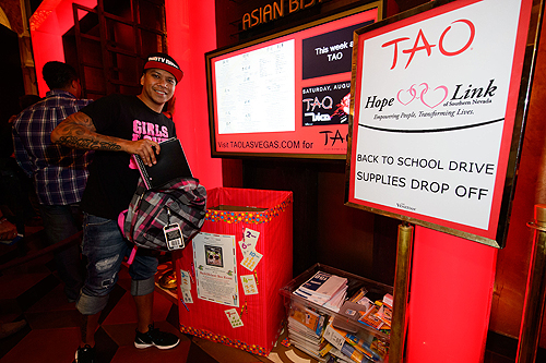 DJ Chuckie Back to School Drive TAO Nightclub