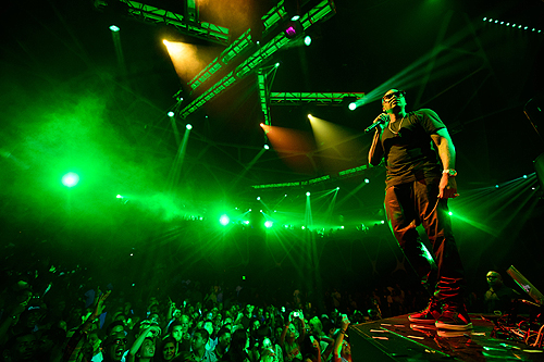 Nas Performance Crowd Shot Hakkasan Las Vegas