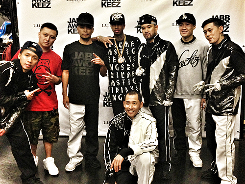Tyga at Jabbawockeez 2
