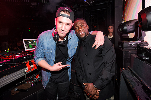Eric D-Lux and Kevin Hart at Marquee Nightclub