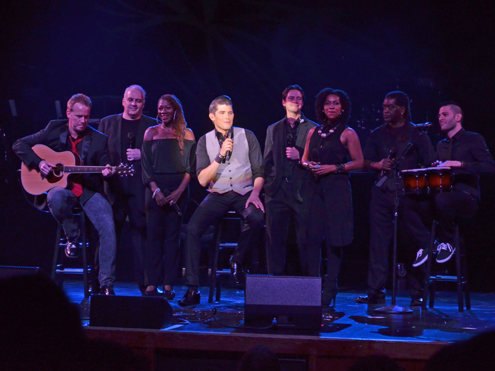 Ben stone with band members and backup singers