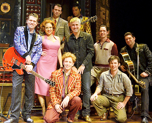 Taylor Hicks with Million Dollar Quartet Cast Caesars Entertainment
