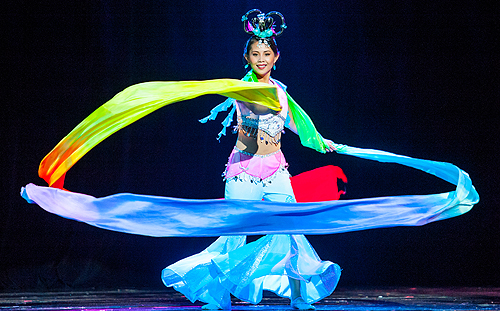 Elisa Chan performs duing Talent Segment