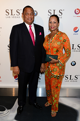 Prime Minister of the Bahamas Perry Christie and Bernadette Hanna