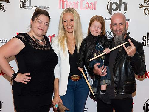 Amanda Aday Pearl Aday Revel Ian and Scott Ian - Credit Erik Kabik