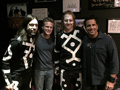 10.4.14 Jon Hull and Rich Redmond at Blue Man Group in Monte Carlo Resort and Casino