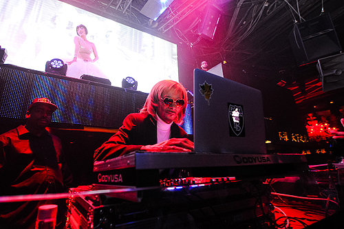 Snoop Dogg Perfoming DJ Snoopadelic Set