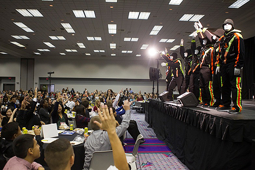 Jabbawockeez perform at 2012 Las Vegas Sun Youth Forum