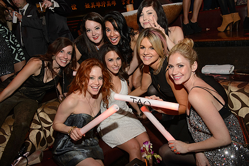 Amy Davidson Lacey Chabert Ali Fedotowsky Friends TAO Nightclub