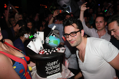 Antonio Esfandiari celebrates his birthday at Marquee