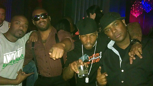 Ray J Austin Trout AP9 and DJ J Nice party at Chateau Nightclub
