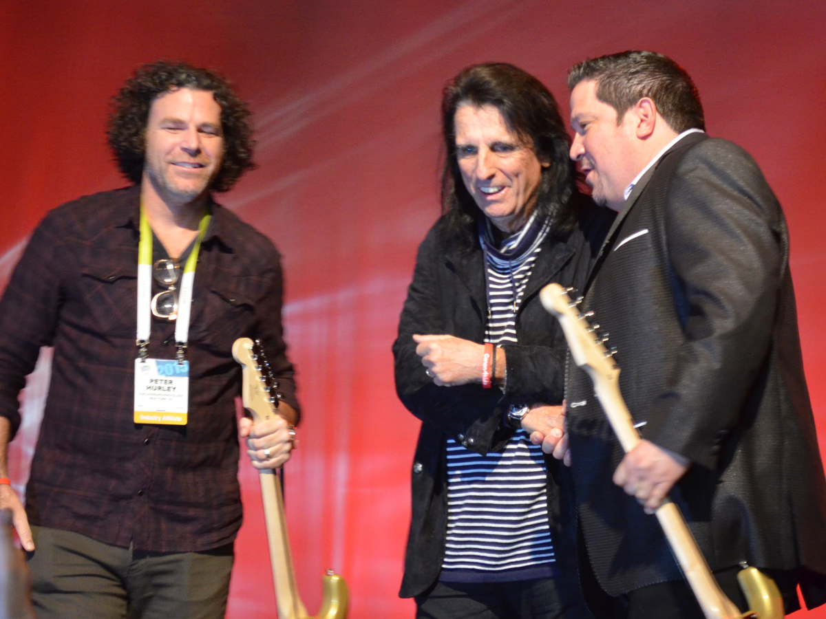 Alice Cooper with winners - Canon NCMEC 2015 65070