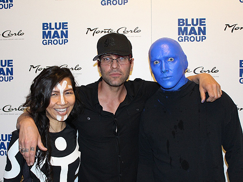 04.18.15 Criss Angel at Blue Man Group inside Monte Carlo Resort and Casino