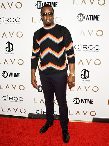 Puff Daddy LAVO red carpet