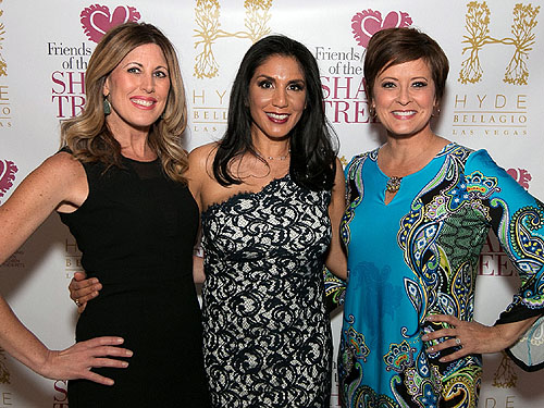 Kim Wagner Lynda Moore and Denise Valdez on the Red Carpet at Girls Night Out