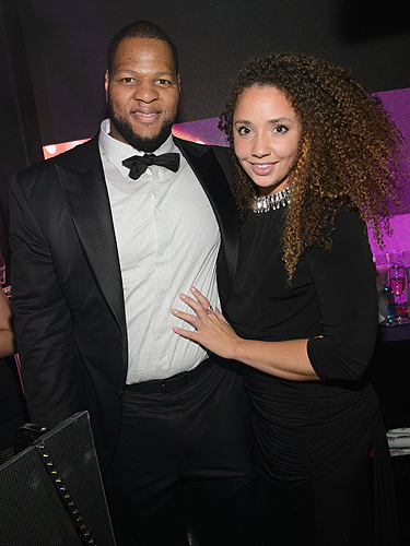 Ndamukong Suh attends DUSSE Presents Fight Weekend At Marquee Las Vegas Hosted by JAY-Z Photo by Al Powers