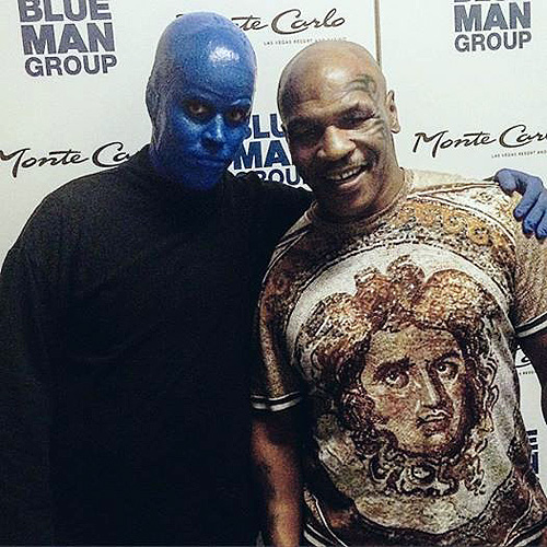 05.30.15 Mike Tyson at Blue Man Group Las Vegas in Monte Carlo Resort and Casino