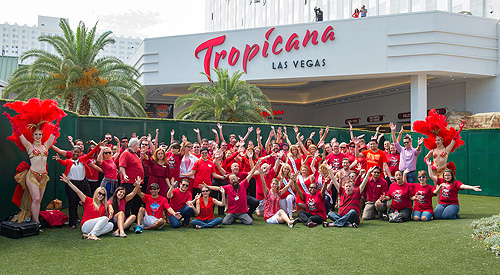 Golden Rainbow Creates Living Ribbon at The New Tropicana Las Vegas 3 WEB RES