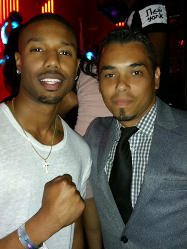 Michael B Jordan at Marquee