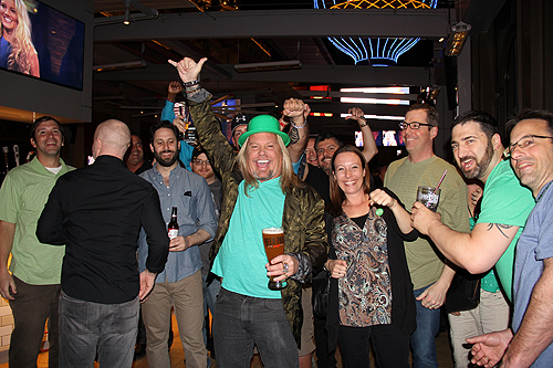 Beer Park Vince Neil with Fans at Beer Park Joey Olvera