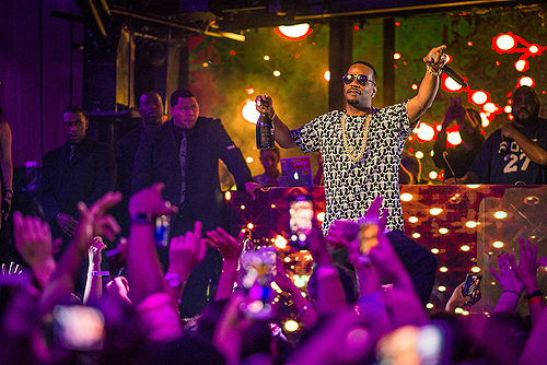 Juicy J on stage at Marquee 5.23.16