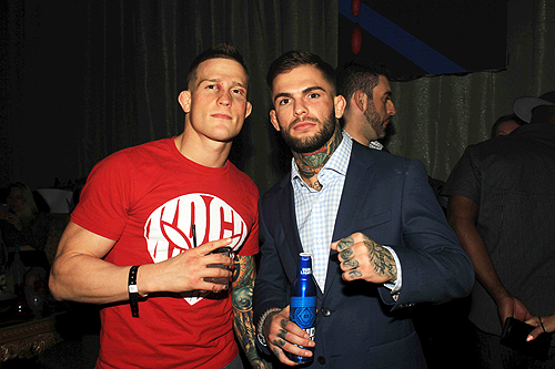 Cody No Love Garbrandt and Erik New Breed Koch at UFC 88 UFC Fight Night 88 After Party  2