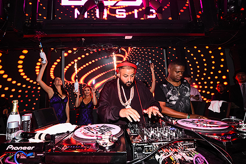 Khaled in DJ Booth at Marquee 5.30.16 Brenton Ho