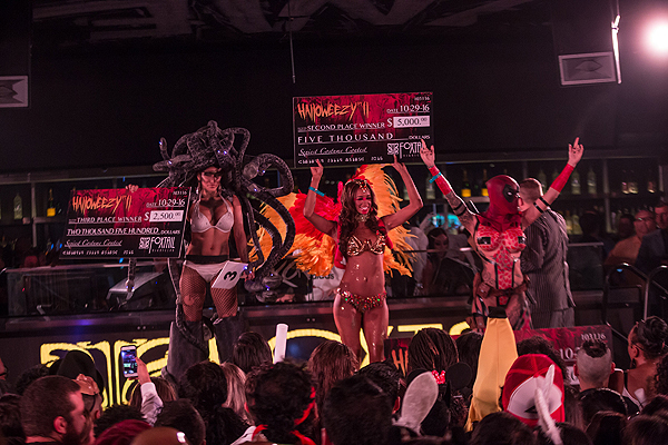 Winners of the Costume Contest at Foxtail Nightclub on 10.29.2016