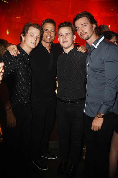 OMNIA Rob Lowe John Lowe Patrick Schwarzenegger Photo Credit Aaron Garcia 1