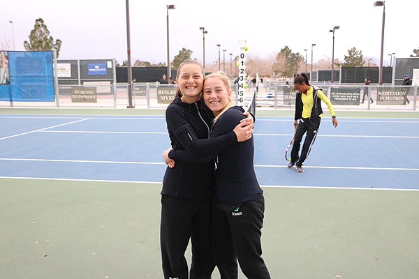 Girls enjoying tennis at Lorenzi Park with GRACEDBYGRIT