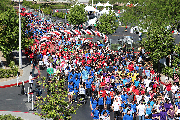 Thousands walk for AIDS Walk Las Vegas Courtesy Madison Freedle